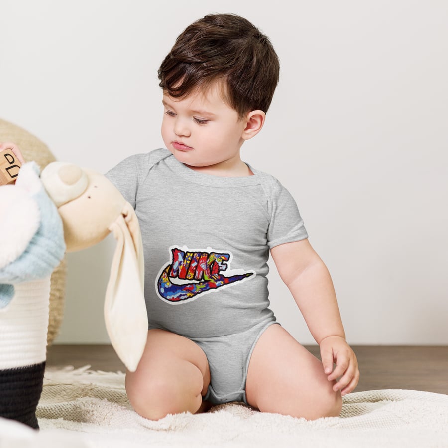 Image of Mosaic Nike Baby Bodysuit