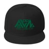 Abe Link'd N Logo Embroidered Black Snapback Hat