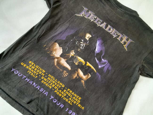 Megadeth Tour T-Shirt 1995