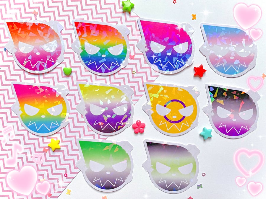Image of Soul Eater - LGBT+ | Holographic  Stickers