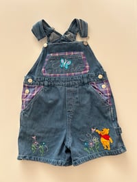 Image 1 of Pooh butterfly shortalls 