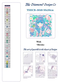Image 4 of Wish Full Size Diamond Painting by Hiroko 