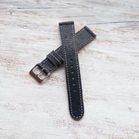 Image 2 of 40's Style Wild Pigskin In Black