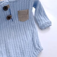 Image 2 of Photoshooting boys bodysuit |  Ari | baby blue | 12-15 months | 18-24 months