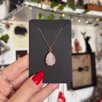 Image 6 of Rose Quartz & Gold Steel Drops