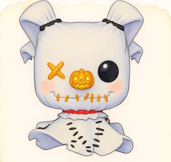 Image of Rag doll zero art prints 5 x 7