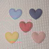 Image 2 of Broche coeur vichy 