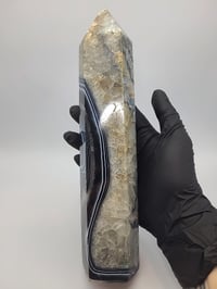 Image 4 of 2lb Black Sardonyx Agate Crystal 9" Towers - 2 Styles