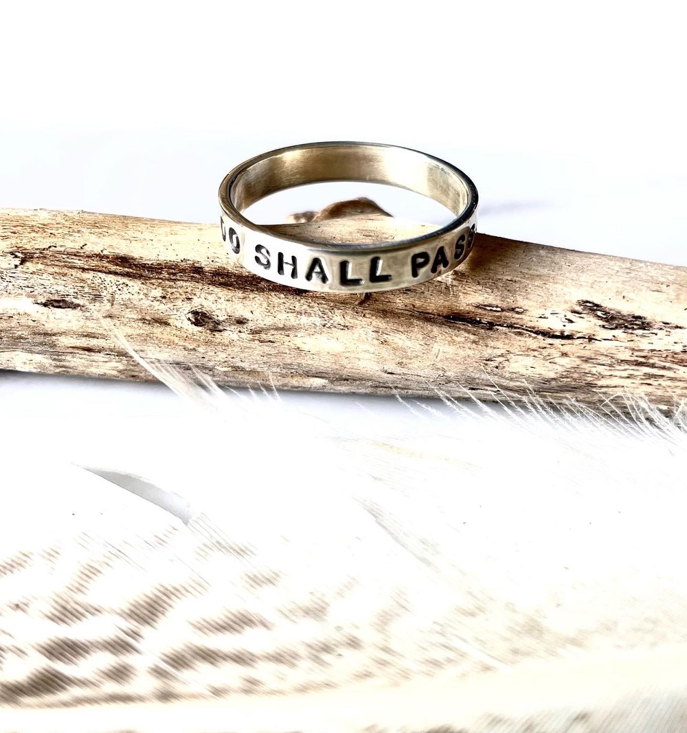 Handmade This Too Shall Pass Sterling Silver Stacking Ring 925