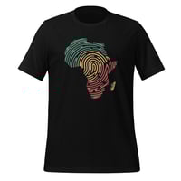 Image 1 of Africa Map African DNA Fingerprint Pan Africa Unisex t-shirt