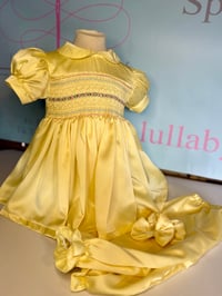 Image 1 of girls Emily Louise pyjamas (lemon)