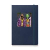 Image 4 of Bigfoot and Alien Chilling Hardcover bound notebook