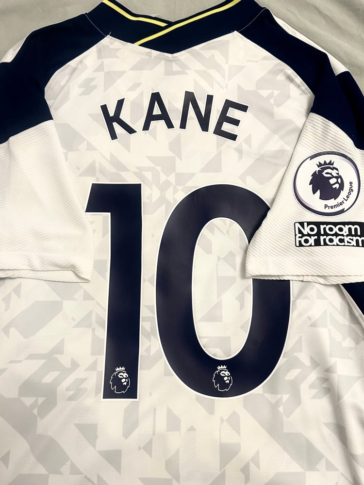 Image of PRE ORDER: Tottenham Hotspur "KANE 10" 2020/21 Home Shirt + patches (L)