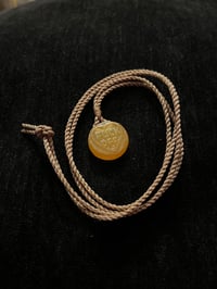 Image 3 of Amber love heart pendant 