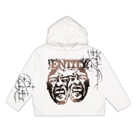 "ENTITY" White Hoodie