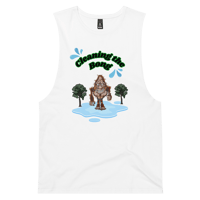 Image 5 of Cleaning The Bong Men’s drop arm tank top