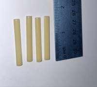 Yellow/butter Corning gunmounts one lb 