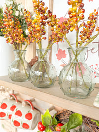 Image 1 of Green Dottie Vases ( Set of 3 )