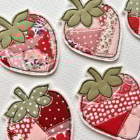 Image 5 of Patchwork Strawberry decoration