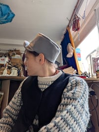 Image 4 of Baker boy hat in wool