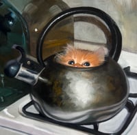 Image 1 of "Coffee, Tea, or Meow" Print