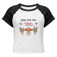 Image 1 of "Here for the Tea" Micro Baby Tee