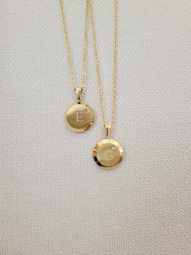 Image of Goldie Letter Necklace 
