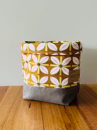 Image 1 of Storage Bag-Retro Fabric Design