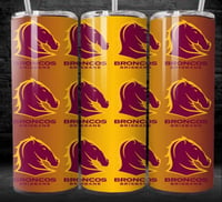 Broncos logo 20oz tumbler