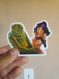 Image 3 of STICKER:  Creature from the Black Lagoon 