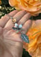 Image of Apple Blossom Flower and Leaf Pendant (with chain)