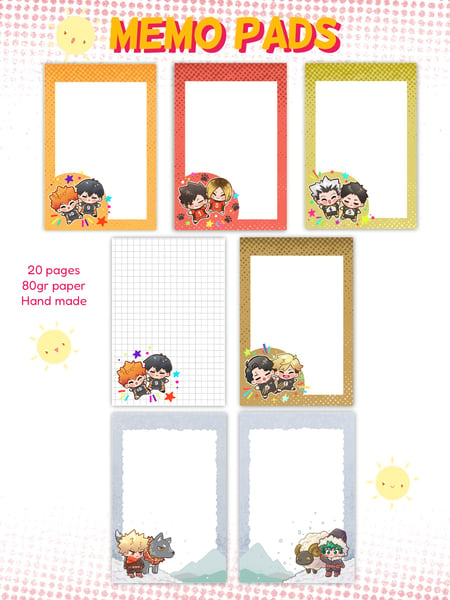 Image of [NEW] Memo Pads