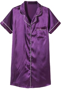 Image 4 of Personalized Teen Satin Nightgown