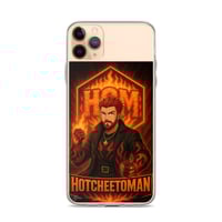 Image 1 of HotCheetoMan Flame Logo iPhone® Clear Case