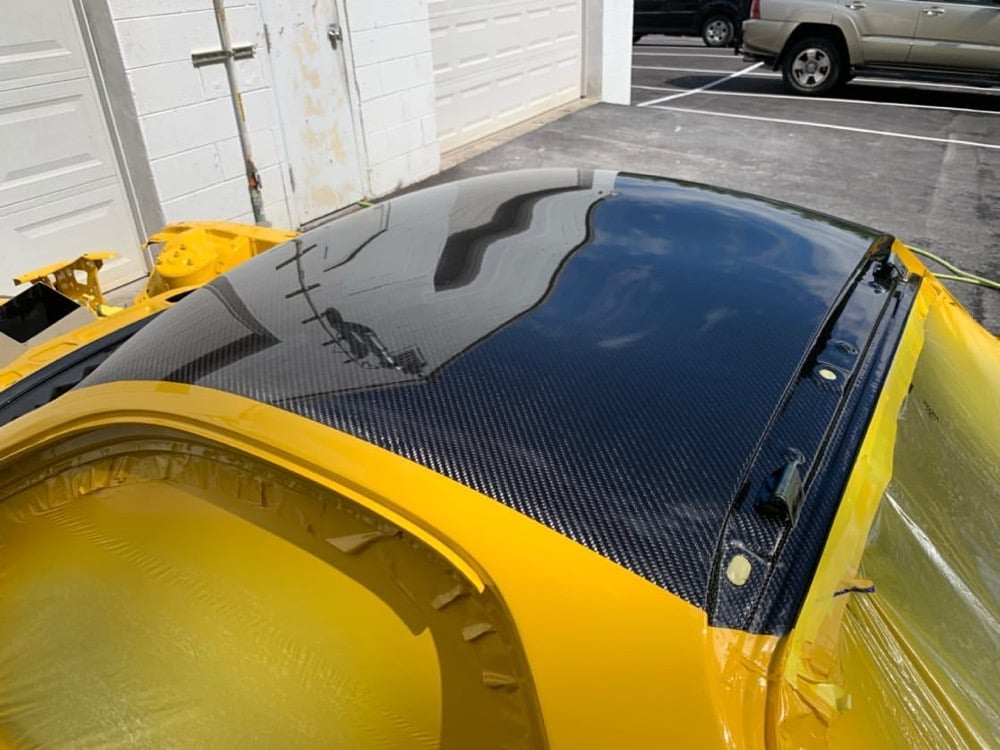 FD RX-7 dry carbon roof