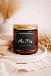 Golden Tobacco 8oz Candle