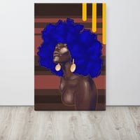 Image 4 of Canvas Print Inner Glow Brown Honey