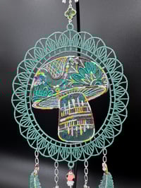 Image 3 of Metallic Neopolitan Shroom Dreamcatcher