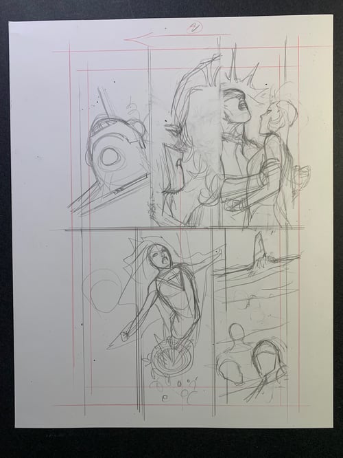 Image of JEAN GREY #2 :: pg02 original art