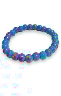 Painted sky color bracelet 