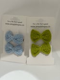 Crochet Hairclips