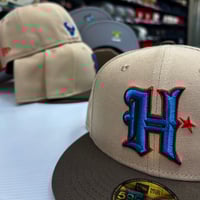 Image 2 of New Era 59Fifty Tan Walnut 