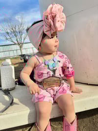 Image 3 of Cold Shoulder Cowgirl Jumpsuit