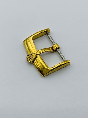 Image of rolex watch strap buckles,16mm and 18mm,s/steel.yellow gold,rose pink gold