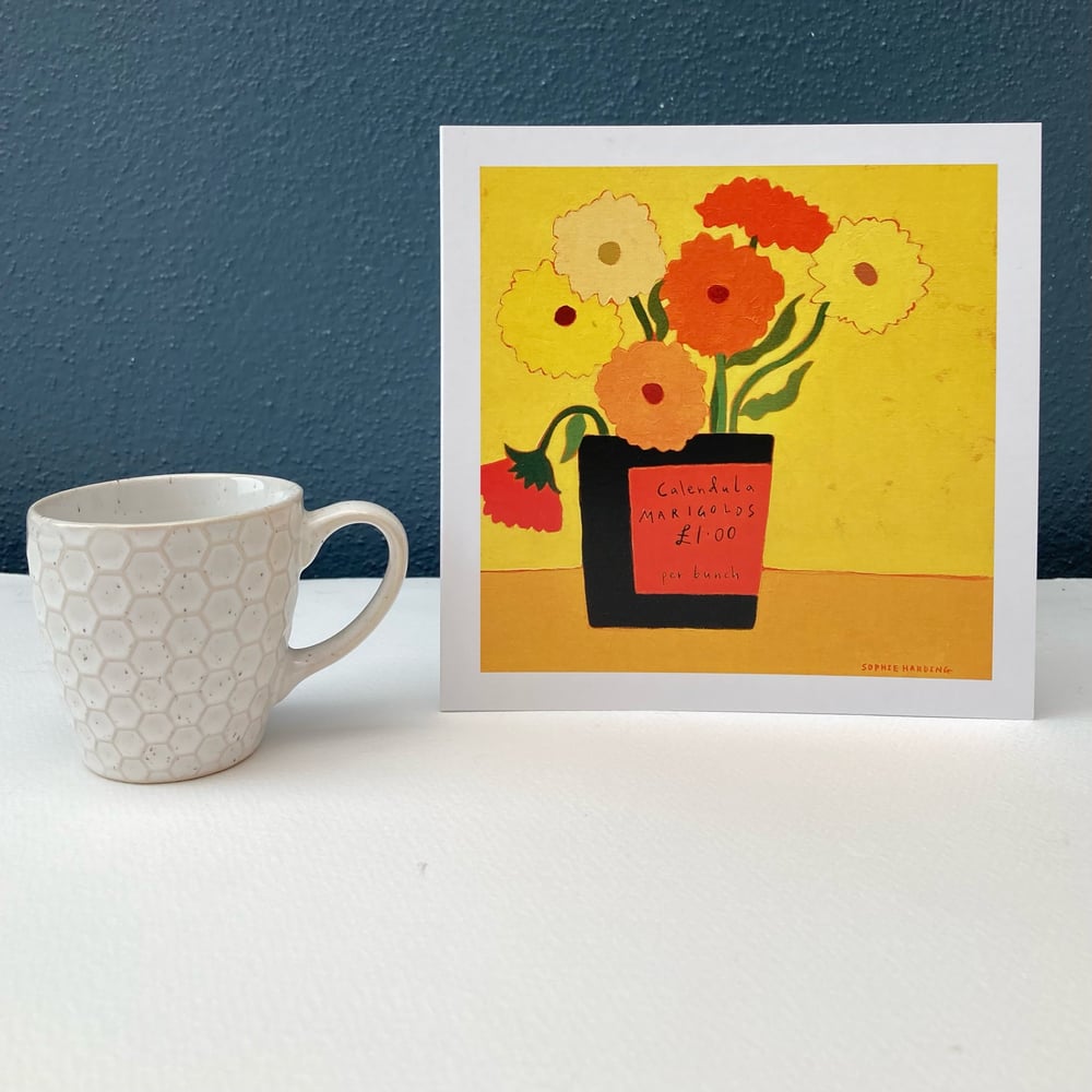 Image of Marigolds card