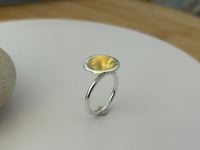 Image 4 of Aurora Ring Sterling Silver 24ct Gold