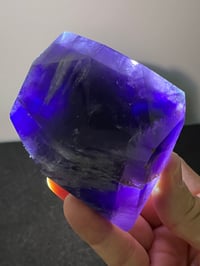 Image 1 of Blue Flash Amethyst Polished Freeform | Zambia #2698