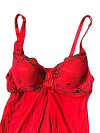Image 2 of Red Lace Babydoll Cami 38B