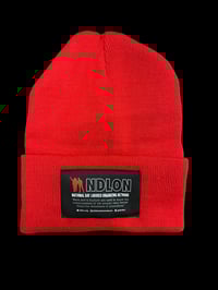 Image 2 of NDLON beanie - Red