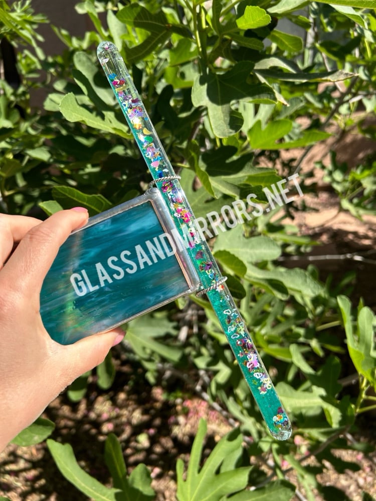 Image of Green Jumbo Wand Aura Kaleidoscope